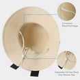 thumbnail image 4 of Women,Little Girls Straw Sun Hat Summer Beach Cap Foldable Visor Floppy Hats Wide Brim with Bowknot, 4 of 7
