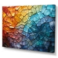 thumbnail image 2 of Designart "Vibrant Montage II" Abstract Collages Wall Art Living Room, 2 of 5