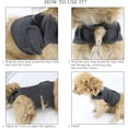 thumbnail image 5 of Dog Anxiety Relief Shirt, Adjustable Coat Jacket for Fireworks, Thunderstorm, Travel, Separation, Calming Vest Wrap Small Medium Large Dogs (XL) Dark Grey X-Large, 5 of 6