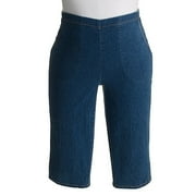 Women's Plus Capri-Length Denim Leggings