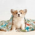 thumbnail image 2 of JUNZAN Waterproof Pet Blanket Dog Blankets, Wild Sea Life Pattern Printing Super Soft Warm,Urine Proof Washable Pet Blanket, 2 of 5