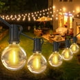 Quntis 32ft G40 Outdoor String Lights, Patio String Lights With 30+3