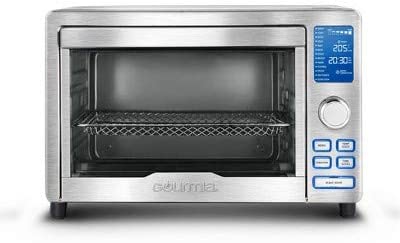 gourmia digital stainless steel toaster oven air fryer
