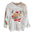 thumbnail image 1 of Mujeres Tops Tie-dye Casual Manga larga Halloween Sudadera Pullover Camisas Blusa Pompotops gfhjh8329, 1 of 3
