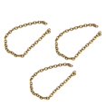 thumbnail image 4 of Eslabón De Cadena, Cadena De Bordillo Personalizada, Material De Cobre, Eslabones Trenzados De 10 M Para Hacer Pulseras ANGGREK  Otros, 4 of 8