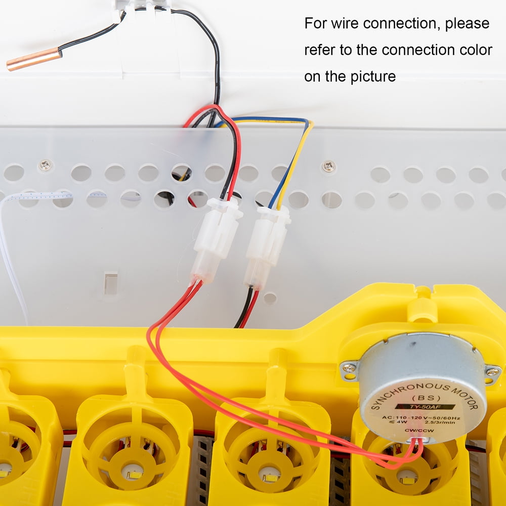 Canddidliike 42 Eggs Fully Automatic Digital Poultry Hatcher Machine with LED Candler in Yellow & White Canddidliike 42 Eggs Fully Automatic Digital Poultry Hatcher Machine with LED Candler in Yellow & White
