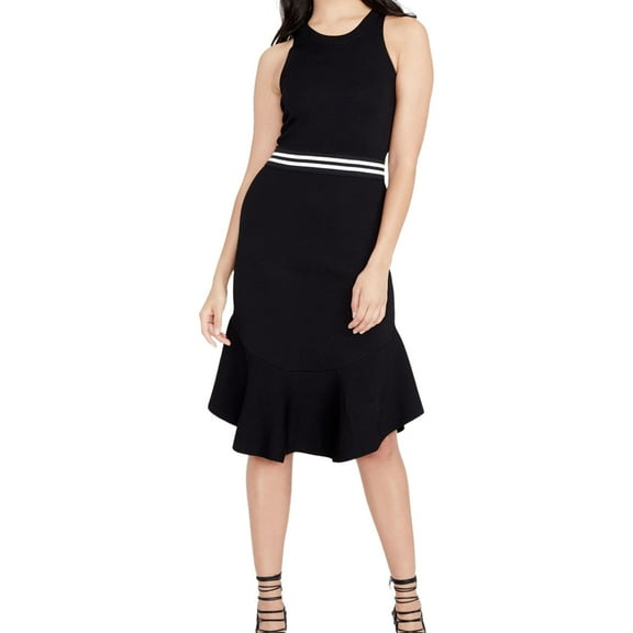 Rachel Rachel Roy Womens Sleeveless Knee-Length Wear to Work Dress Black S