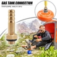 thumbnail image 2 of cámping Adaptador de recarga del tanque de gas para acampar al aire libre Válvula Junta de llenado de latas de gas (10 mm) FLhrweasw Nuevo, 2 of 6