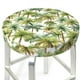 thumbnail image 3 of Disketp Green Hawaii Palms Funda Redonda para Taburete, Funda de Cojín para Silla de Bar Suave y Elástica-12 inch, 3 of 7