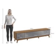 thumbnail image 4 of Mueble TV 85" Kappesberg 218cm con 3 Puertas Canela/Gris, 4 of 11