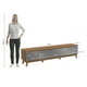 thumbnail image 4 of Mueble TV 85" 3 Puertas 218cm Canela/Gris Kappesberg, 4 of 11