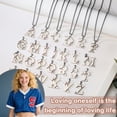 thumbnail image 4 of DESIGNICE Baseball Necklace Letter F Shape Baseball Chain Team Memories Chains for Men Father Son Gifts Chain Length 23.62In, 4 of 6