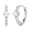 White, variant on 18K White Gold Plated Opal Huggie Hoop Earrings for Women,Hypoallergenic Oval Pink Opal and CZ Dainty Earrings,Anniversary Birthday Jewelry Gift for Her Mom Wife Girlfriend Daughter