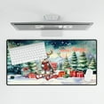 thumbnail image 4 of Merry Christmas Santa Reindeer Antlers Schnauzer Sleigh Xmas Winter Holiday Desk Mat Full Keyboard Mouse Pad Miniature Schnauzer Dog Lover Large Mousepad - 00023, 4 of 5