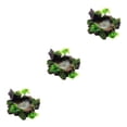 thumbnail image 4 of Maytalsory Décoratif Reptile Bol d'Eau Alimentaire Plat de Résine Ferme et Stable en Résine 3Set, 4 of 6