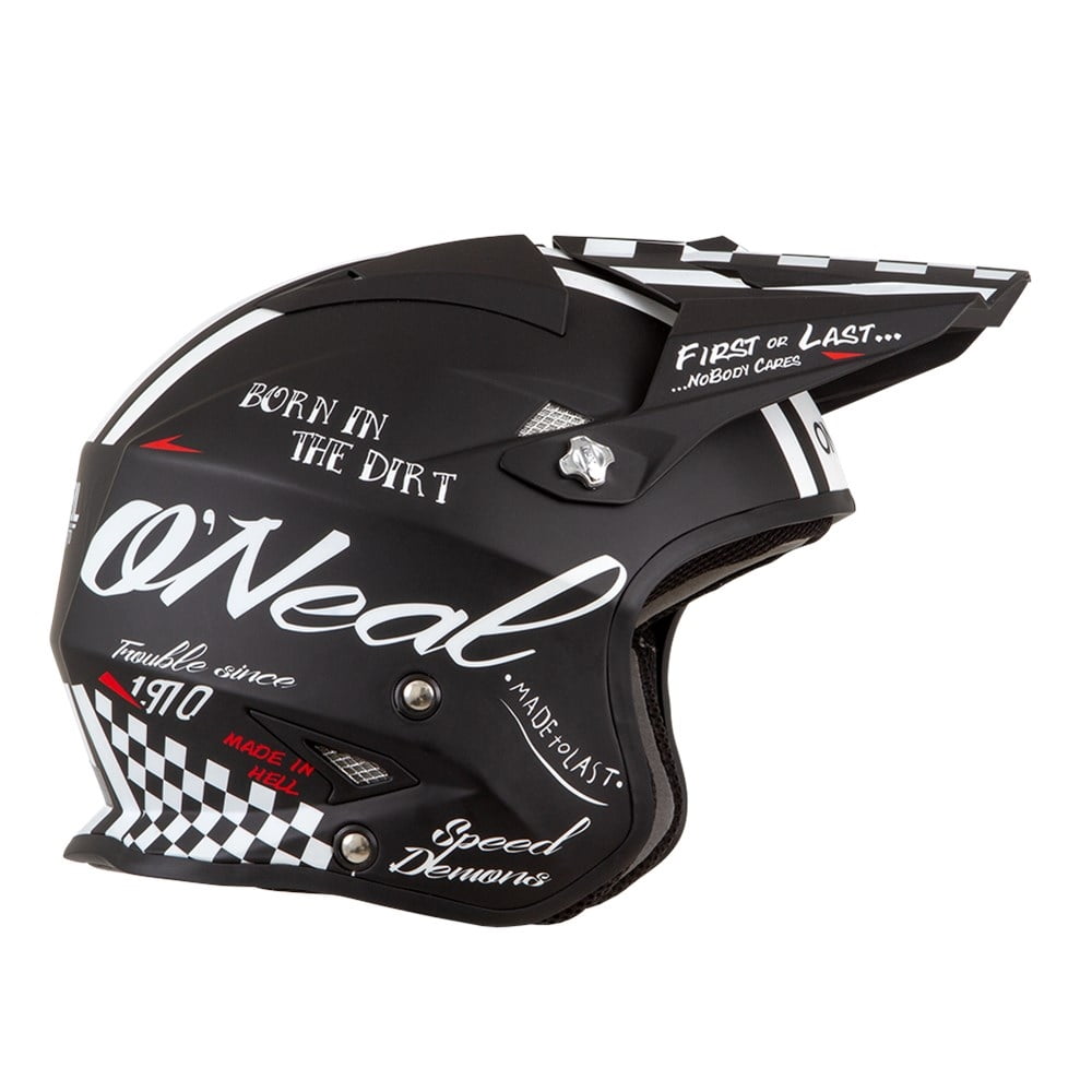 ONeal 0806-206 Slat Adult Helmet Torment Black/White, XXL 