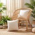thumbnail image 5 of REGALWOVEN Throw Pillow Covers Set of 2, Wild Flower Plant Pillows Case Floral Outdoor Decorative Farmhouse Decor Cushion Cover for Home White 18" x 18", 5 of 7