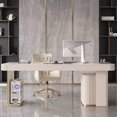 thumbnail image 2 of Drawer Work Writing Office Desk Meeting Standing Gaming Office Desk Executive Storage Bureau Escritorio Office Furniture MZ50OC My Lux Decor Round, 2 of 11