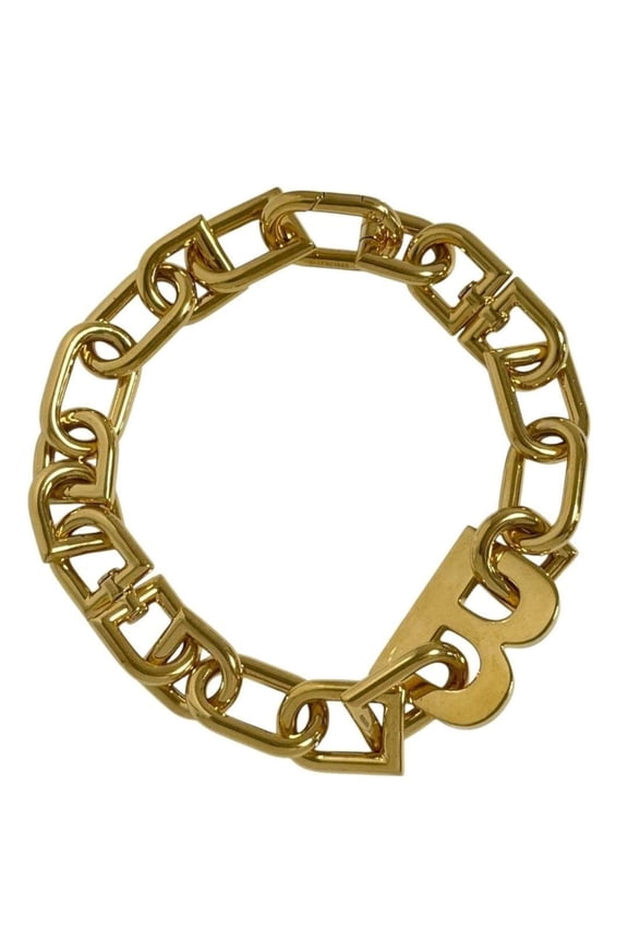 Pre-Owned Balenciaga Unisex B Chain XXL Link Necklace 45cm