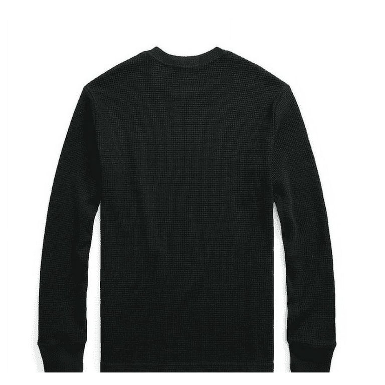 Polo Ralph Lauren Mens Black 100% online Cotton Long Sleeve Pullover Sweater Size XL