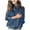 Blue, variant on Scyoekwg Fall Sweaters Long Sleeve Tops for Women Solid Color Turtleneck Long Sleeve Blouses Loose Fit Casual Soft 2025 Fashion Knitted Jumper Sweater Pullover Tops Purple M