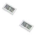 thumbnail image 4 of Bearachild Mini termómetro digital LCD Detector de sensor de temperatura Negro Blanco Medidor de Medidor Probador Instrumento Blanco Blanco 2piezas Bearachild CBP393777, 4 of 6