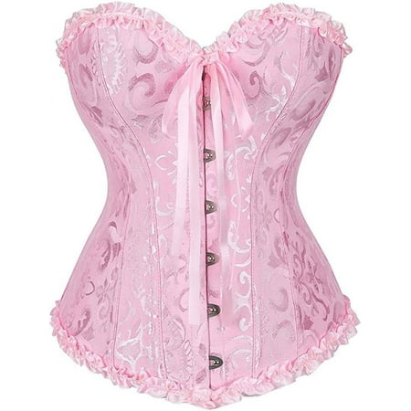 Corset Tops for Women  Bustier Shapewear Lingerie  Lace Waist Push Up Bodysuit