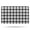 Black and White Checkered Pattern, variant on Yellow and White Checkered Pattern Non Slip Microfiber Bathroom Rugs, Soft Rubber Backing Bath Mats for Bathroom Floor Tub and Shower,17"x30"