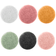 thumbnail image 5 of Qarigey Esponja de limpieza facial Almohadilla de limpieza facial redonda Limpiador de facial exfoliante portátil Pinceles de maquillaje y herramientas blanco PC 1, 5 of 6