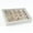 Gray, variant on Teissuly Jewelry Rings Display Tray Velvet About 50 Slot Case Box Jewelry Storage Box