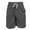 Dark Gray, variant on Blczomt Men's Casual Shorts Athletic Classic Fit Knee Length Drawstring Green Elastic Waist Shorts Men,L