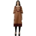 thumbnail image 2 of Moomaya Kurta Indienne pour Femmes en Coton avec Fente Latérale Imprimée Bollywood Designer, 2 of 6