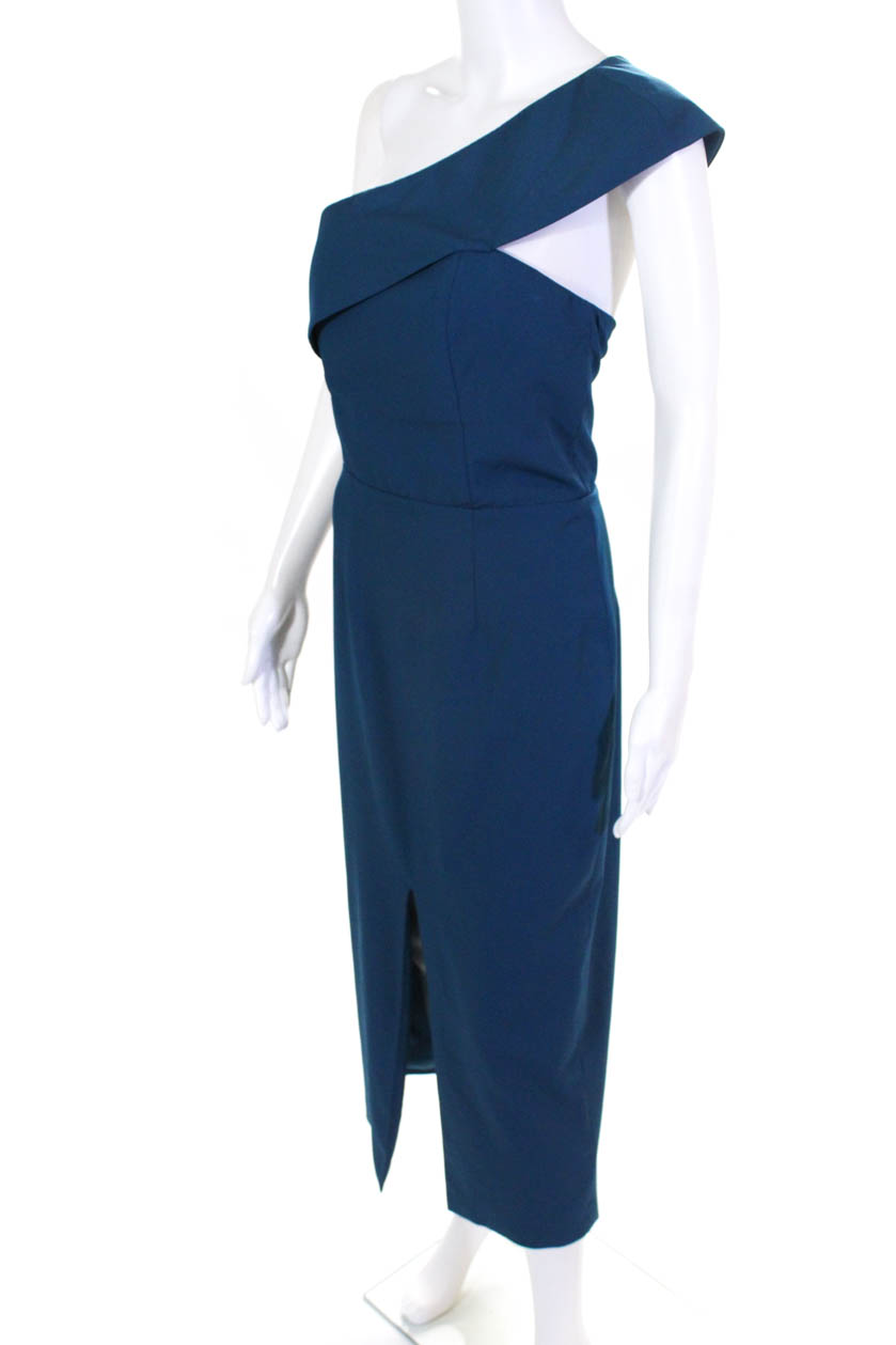 Shoulder Ink That Jazz Midi Dress Blue 