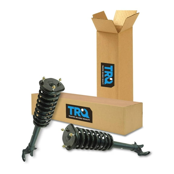 TRQ Front Strut & Coil Spring Assembly Set Driver & Passenger Sides Fits Select 11-15 Jeep Grand Cherokee
