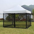thumbnail image 2 of PCAFRS Mosquito Net with Zipper for Outdoor Camping Mosquito Net DIY Canopy Screen Wall Outdoor Mosquito Net for 10 x 10' Patio Gazebo and Tent (Only Mosquito Net Outdoor Tent Not Including), 2 of 5