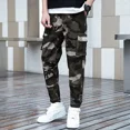 thumbnail image 4 of Pantalones de camuflaje informales de otoño e invierno para hombre, pantalones cargo nuevos y baratos, de diseño, de corte regular, estilo vintage Y2k, 4 of 5