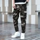 thumbnail image 4 of Pantalones de camuflaje informales de otoño e invierno para hombre, pantalones cargo nuevos y baratos, de diseño, de corte regular, estilo vintage Y2k, 4 of 5