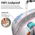 thumbnail image 5 of Lunch Bag Lunch Box for Women Reusable Insulated Lunch Bags,Water-Resistant Watercolor Colorful Jellyfish Cooler Lunch Tote Bag, Large Capacity for Work Travel Picnic, 5 of 6