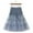 Gray, variant on Idoravan Women's Basic Versatile Skirt Clearance Womens Fashionable Summer Retro High-waisted Gauze Puffy Skirt Party Skirt