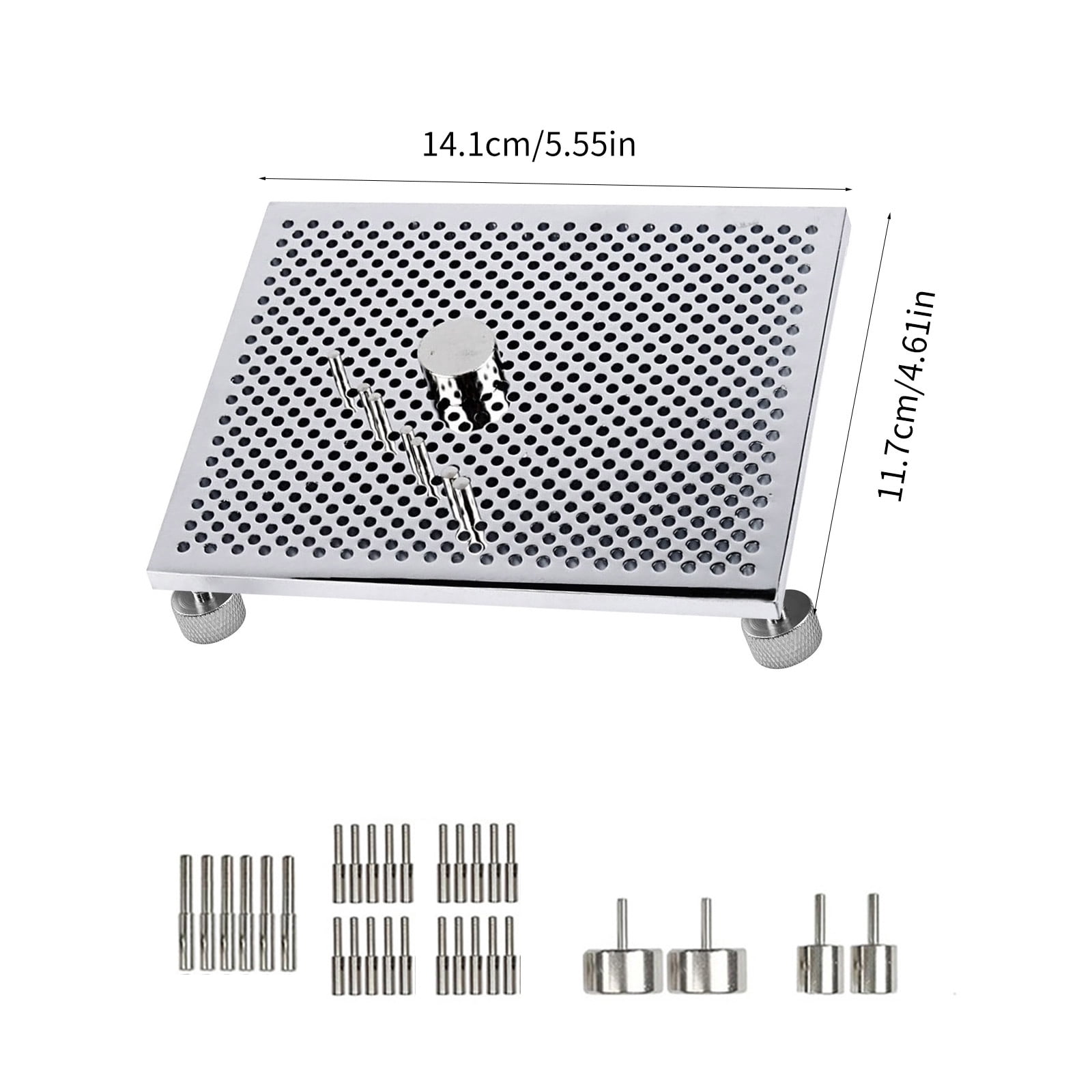 Wire Wrapping Set for Jewelry Making Aluminum Wire Jig Wire Looping Tool Kit Wires Bending Board for Projects