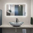 thumbnail image 3 of ELECWISH Bathroom Sink and Faucet Combo Artistic Tempered Glass Vessel Sink Basin Washing Bowl Set, Cabinet Countertop Sink with Chrome Faucet Pop-up Drain (Oval), 3 of 8