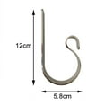thumbnail image 6 of Festival Christmas Stocking Hook Fireplace Metal Hanger Grip Party Supplies, 6 of 10