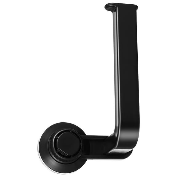 SEWCHICS Black Toilet Paper Holder ABS PVC Tissue Dispenser for Bathroom, No Wall Mount Needed, Holds Towels and Paper Rolls