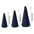 thumbnail image 3 of Izexuh Yarn Wrapped Cone Christmas Tree Set,Handmade Rustic Small Tabletop Trees,Seasonal Table and Shelf Centerpiece for Indoor Christmas Home Decoration, 3 of 3