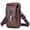 Brown, variant on Men Leather Waist Belt Bag Phone Pouch Bag Travel Crossbody Shoulder Bag Pack Purse Wallet