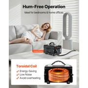VEVOR Voltage Converter Transformer, 500W, Heavy Duty Step Up/Down Power Transformer, Convert from 110V to 220V and 220V to 110V, with US Outlet, EU Outlet, Power Cord, Circuit Breaker Protection