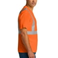 thumbnail image 6 of High Visibility Short Sleeve T-Shirts for Men Hi Vis Reflective Class 2 Mesh Tee (Safety Orange 4 Pack S), 6 of 6