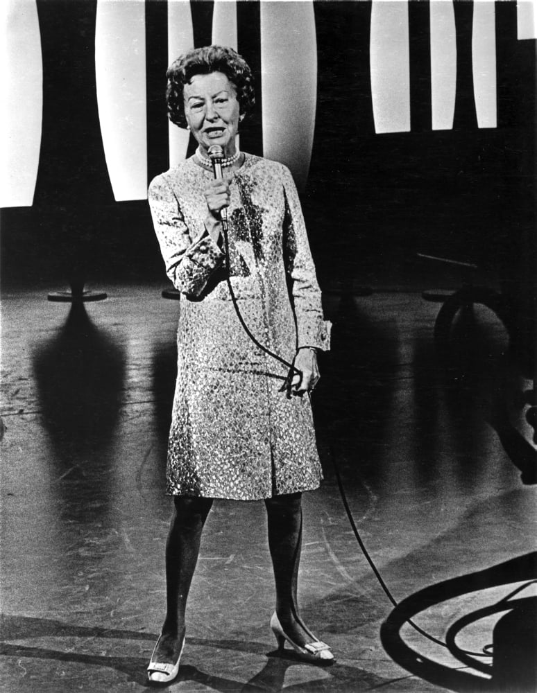 Candid of Irene Ryan on stage Photo Print (24 x 30)