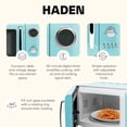 thumbnail image 3 of Haden Four à Micro-Ondes 700 Watts 0.7 Pied Cube avec Commandes Numériques, Turquoise, 3 of 9