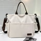 thumbnail image 4 of Bolso de hombro casual para mujer Bolso de compras de gran capacidad Moda para el trabajo (Blanco) Ndcxsfigh Para Estrenar, 4 of 8